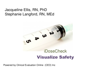 iDoseCheck Visualize Safety