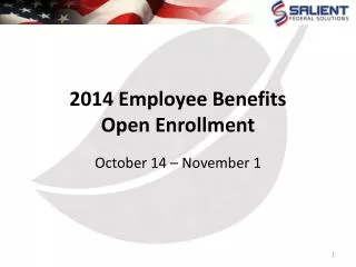 2014 employee benefits open enrollment