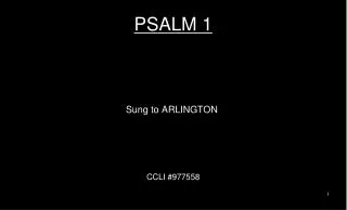 psalm 1