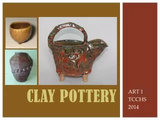 clay pottery