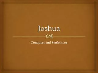 joshua