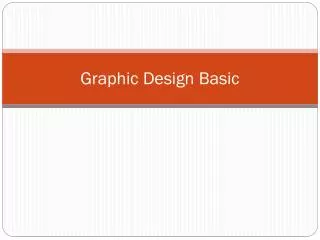 graphic design basic