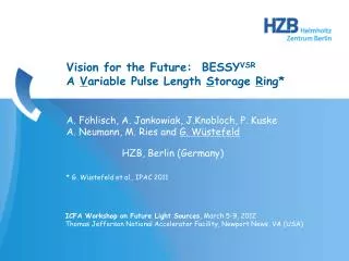 HZB, Berlin (Germany)