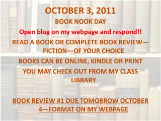 october 3 2011